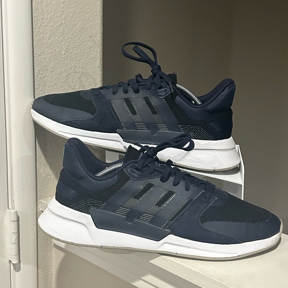 adidas Other - Adidas Run 90S Dark Blue/White EF8044 Retro Sneakers Men's Sz 13